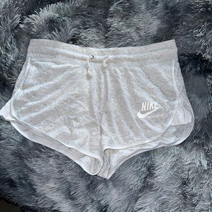 Grey Nike workout/lounge shorts